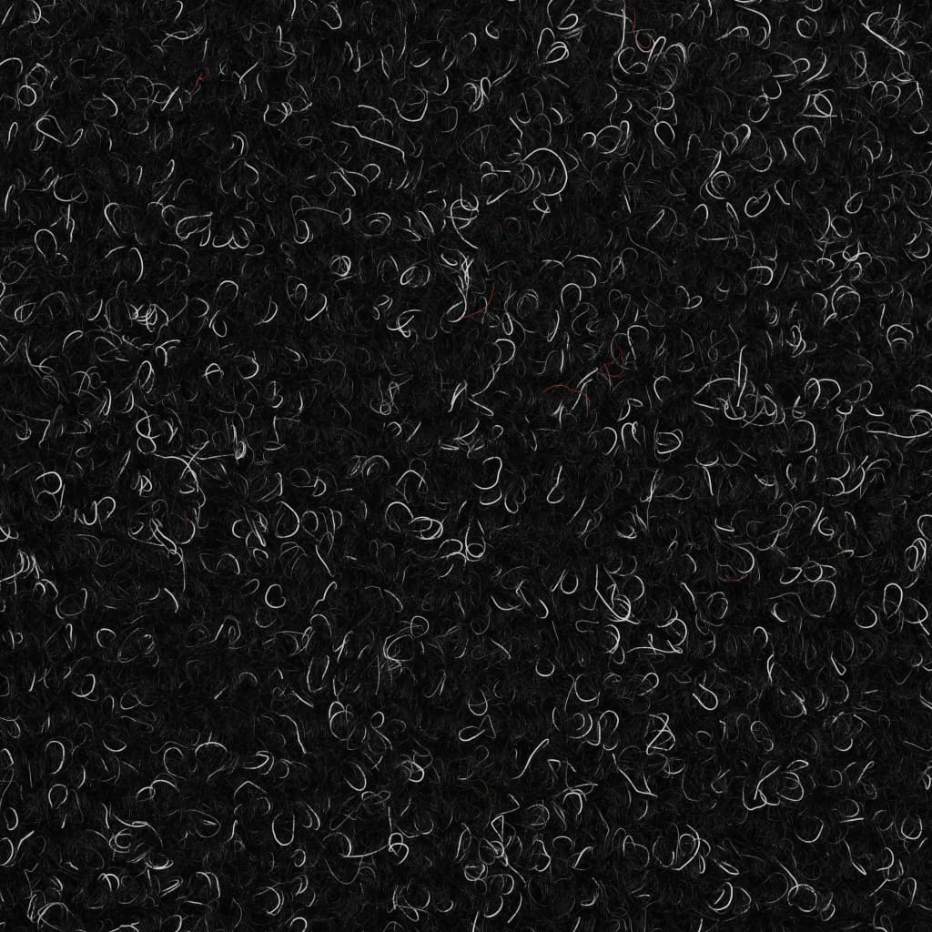 Trappematter selvklebende 15 stk 56x17x3 cm svarte halvrund