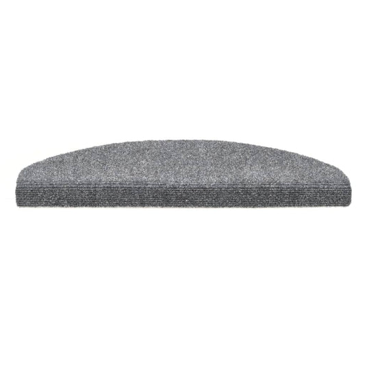 Trappematter selvklebende 15 stk 65x21x4 cm lysegrå halvrund store