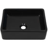 Servant keramisk rektangulær svart 41x30x12 cm