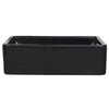 Servant keramisk rektangulær svart 41x30x12 cm