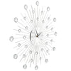 Veggklokke med kvartsurverk 50 cm moderne design