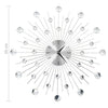 Veggklokke med kvartsurverk 50 cm moderne design