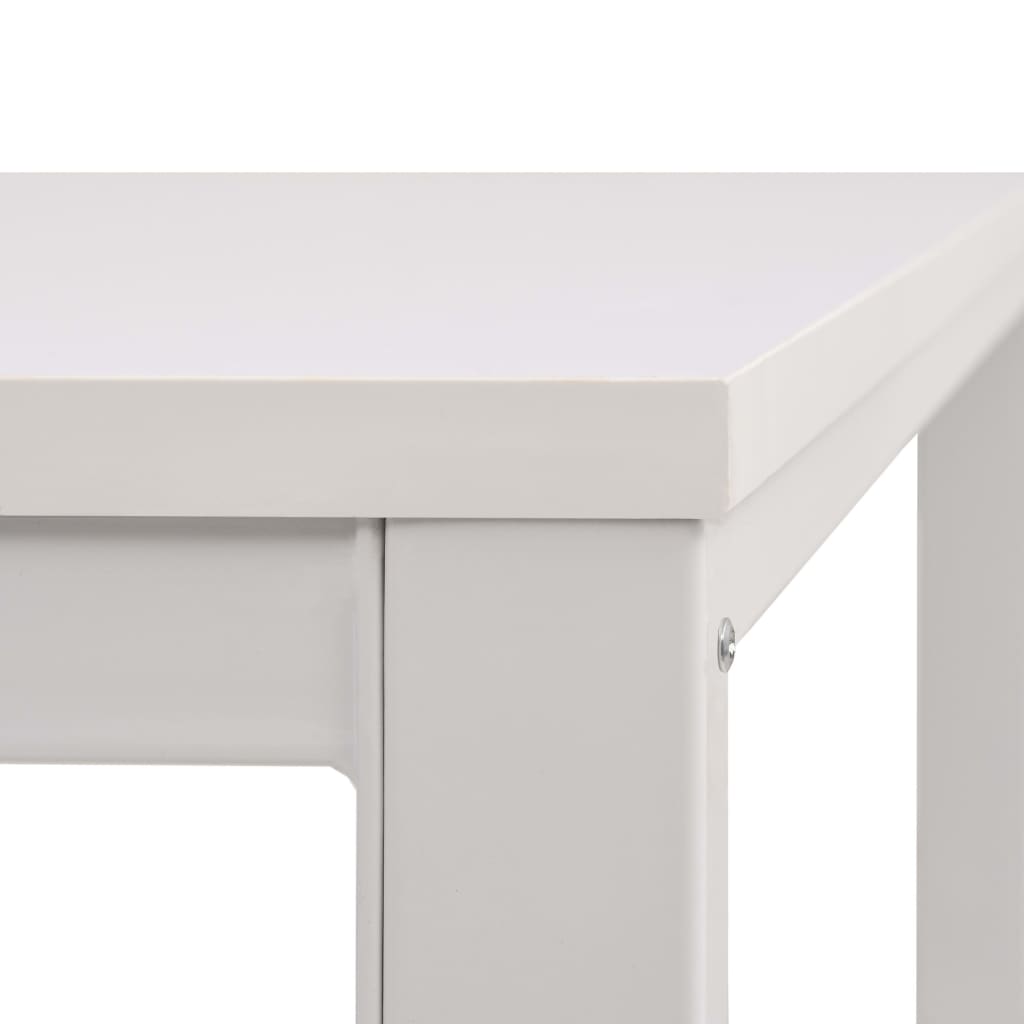 Skrivebord 120x60x75 cm hvit