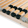 Spilebase med 28 lameller 7 soner 140x200 cm