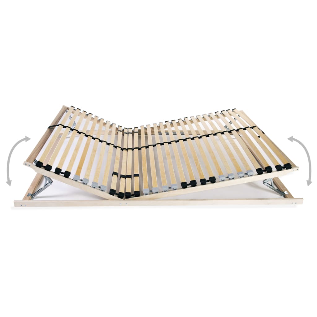 Spilebase med 28 lameller 7 soner 120x200 cm
