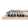 Spilebase med 42 lameller 7 soner 80x200 cm