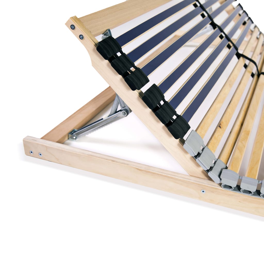Spilebase med 42 lameller 7 soner 140x200 cm