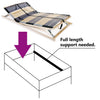 Spilebase med 42 lameller 7 soner 120x200 cm
