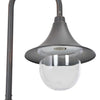 Hagelyktestolpe E27 120 cm aluminium bronse