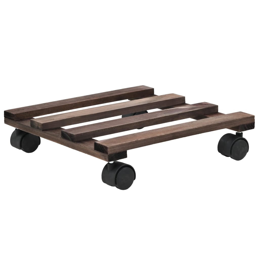 Plantetraller 4 stk sedertre 25x25 cm