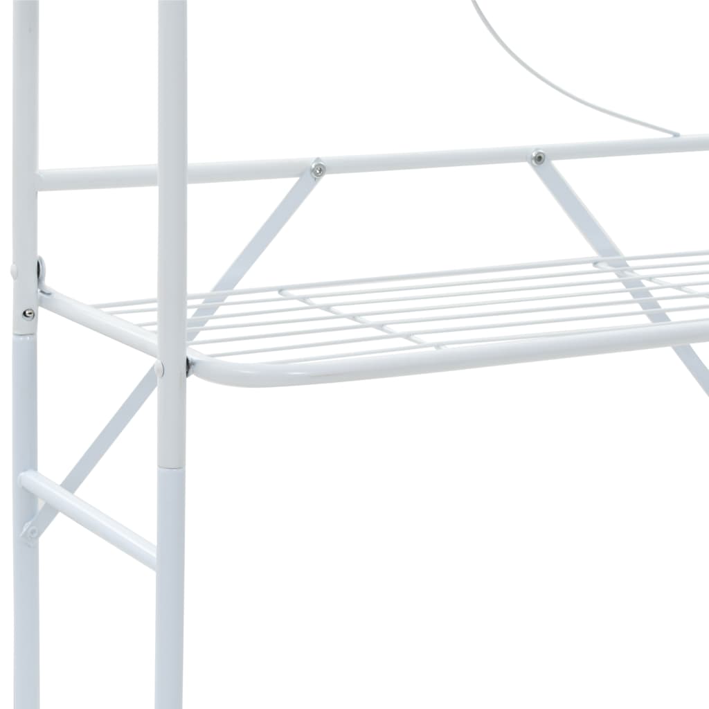 Baderomsstativ hvit 60x33x174 cm
