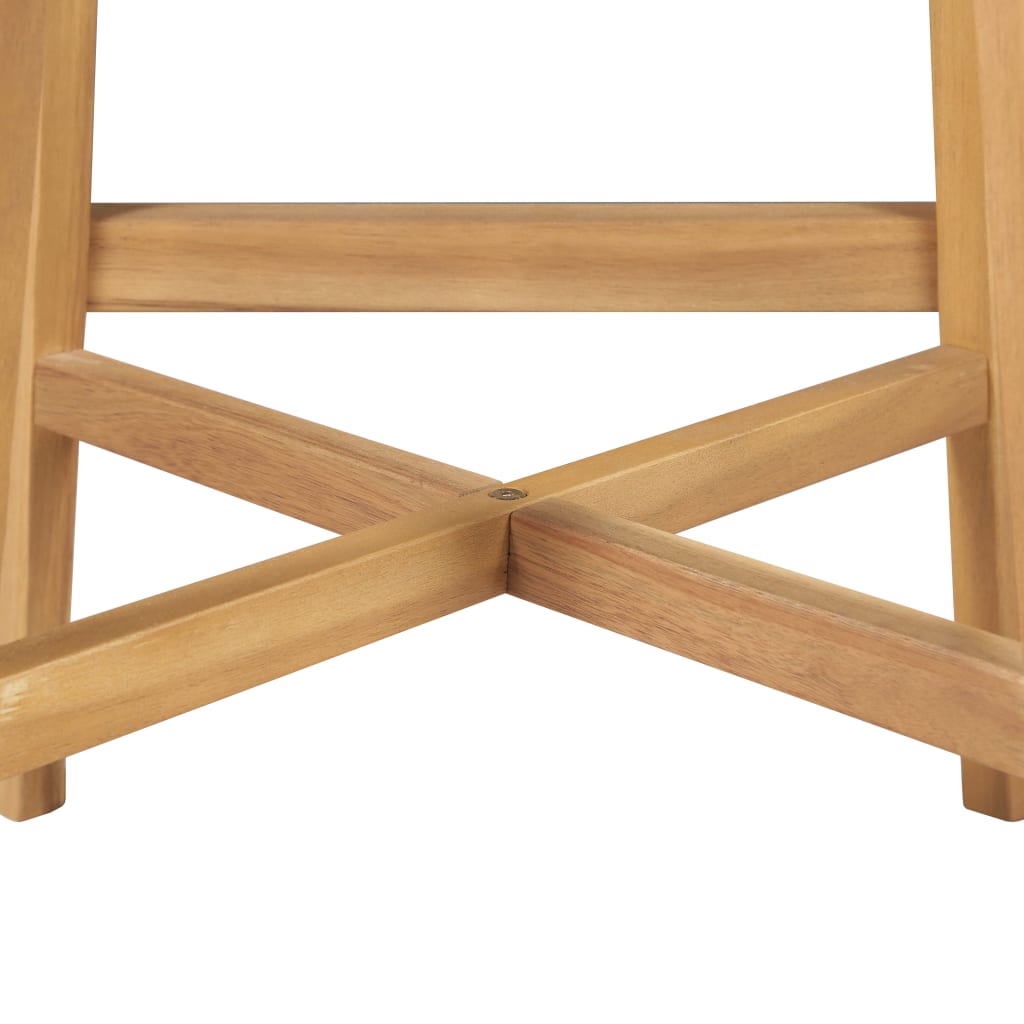 Barstoler 2 stk heltre akasie