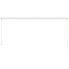 Uttrekkbar markise 300x150 cm kremhvit
