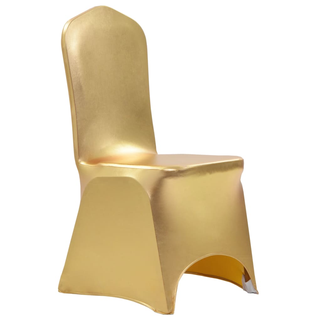 Stoltrekk 6 stk stretch gull