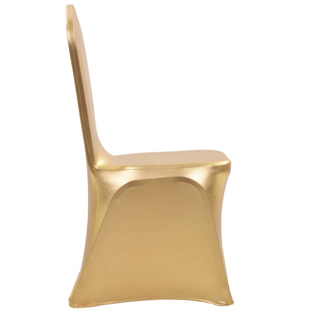 Stoltrekk 6 stk stretch gull