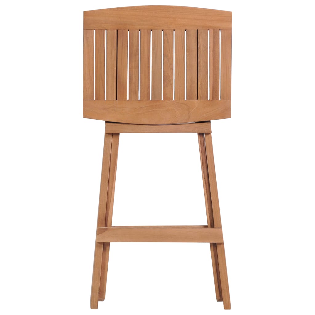 Foldbare barkrakker 4 stk heltre teak