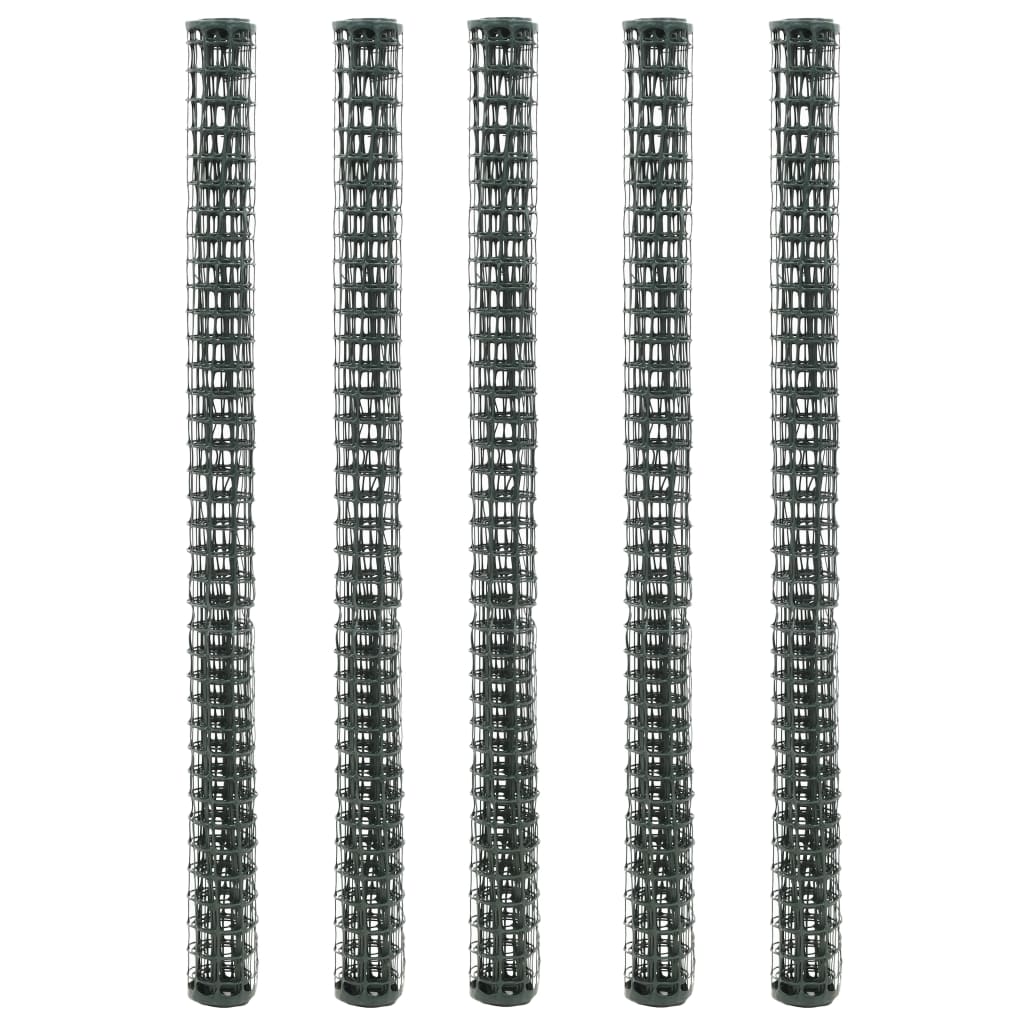 Gjerdenettinger for hage 5 deler HDPE 1x1,2 m grønn