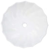 Vask 46x17 cm keramikk hvit