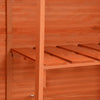 Hageskjul 120x50x91 cm tre