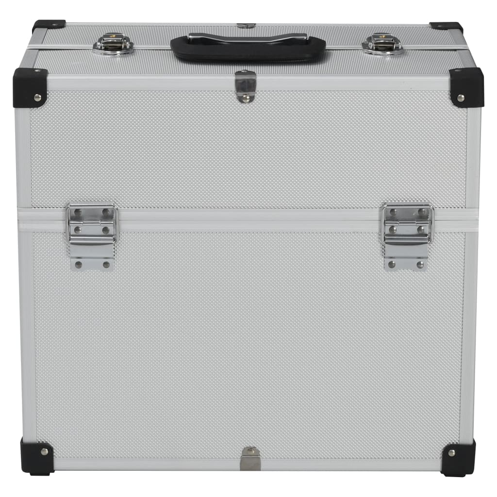 Verktøykasse 38x22,5x34 cm sølv aluminium