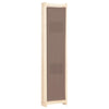 Romdeler 5 paneler brun 200x170x4 cm stoff