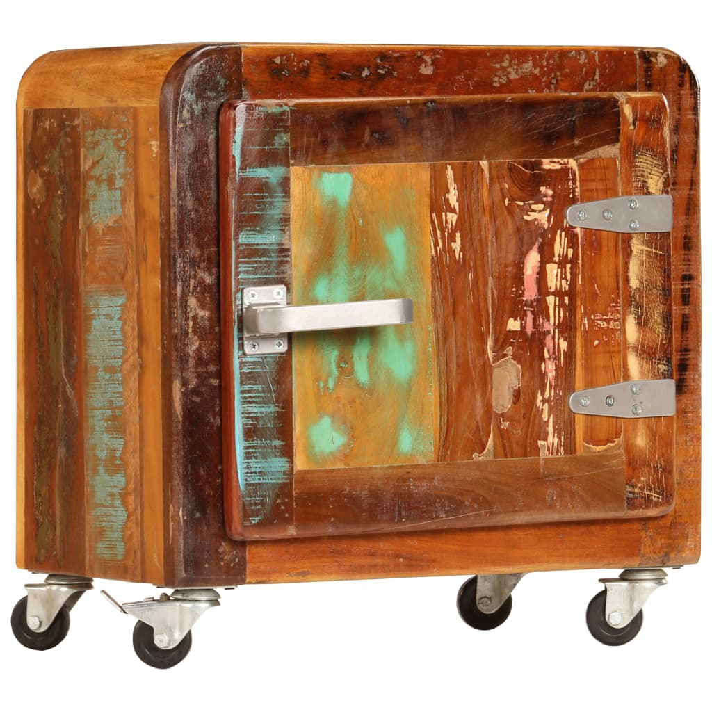 Nattbord 50x30x50 cm gjenvunnet heltre