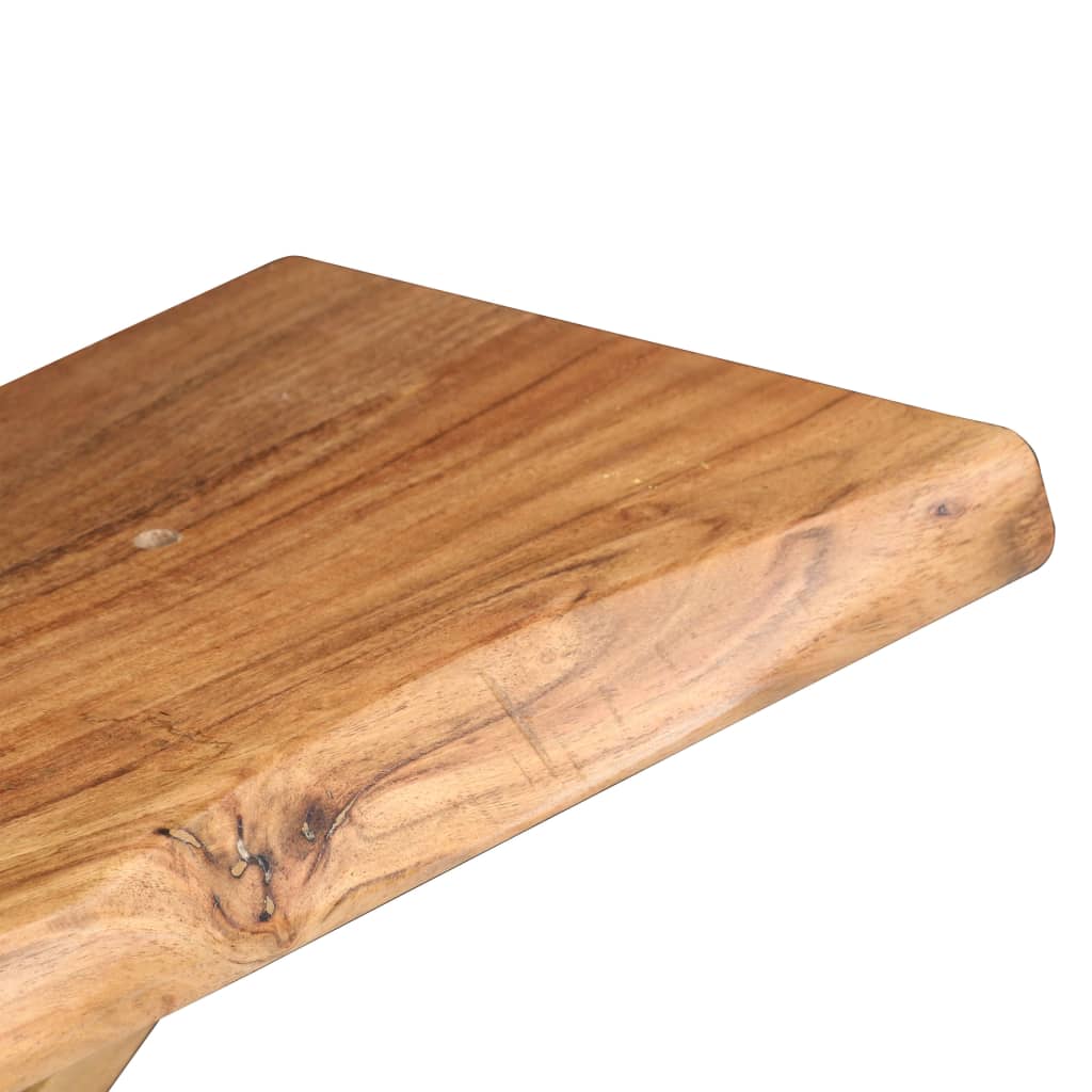 Vegghyller 2 stk 90x20x18 cm heltre akasie