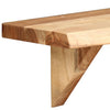 Vegghyller 2 stk 90x20x18 cm heltre akasie