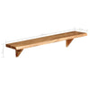 Vegghyller 2 stk 90x20x18 cm heltre akasie