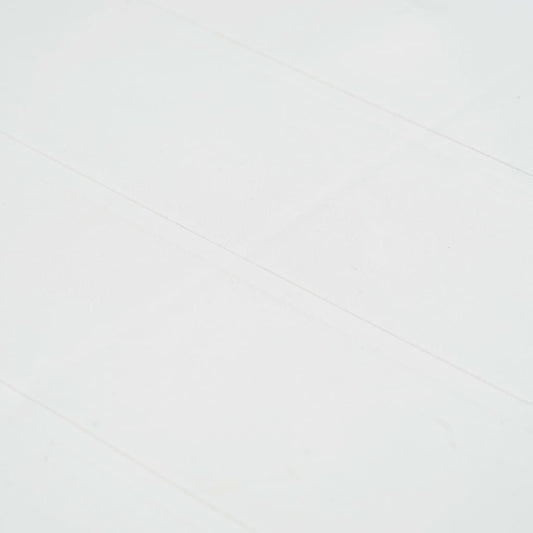 Hagebord hvit 150x90x72 cm plast rottingdesign