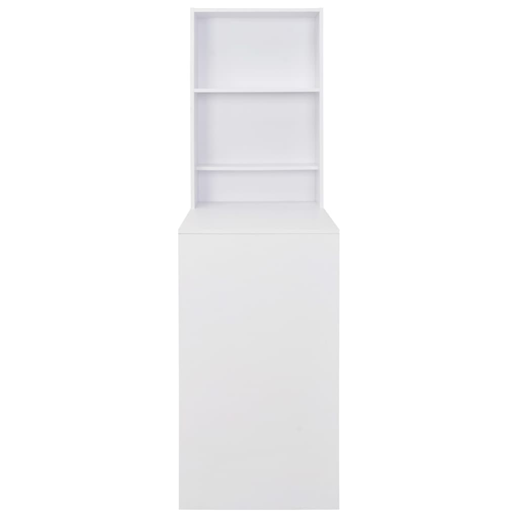 Barbord med skap hvit 115x59x200 cm