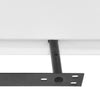 Vegghyller 4 stk hvit 80 cm