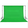 Bakteppe bomull uten stativ grønn 500x300 cm chroma key