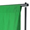 Bakteppe bomull uten stativ grønn 600x300 cm chroma key