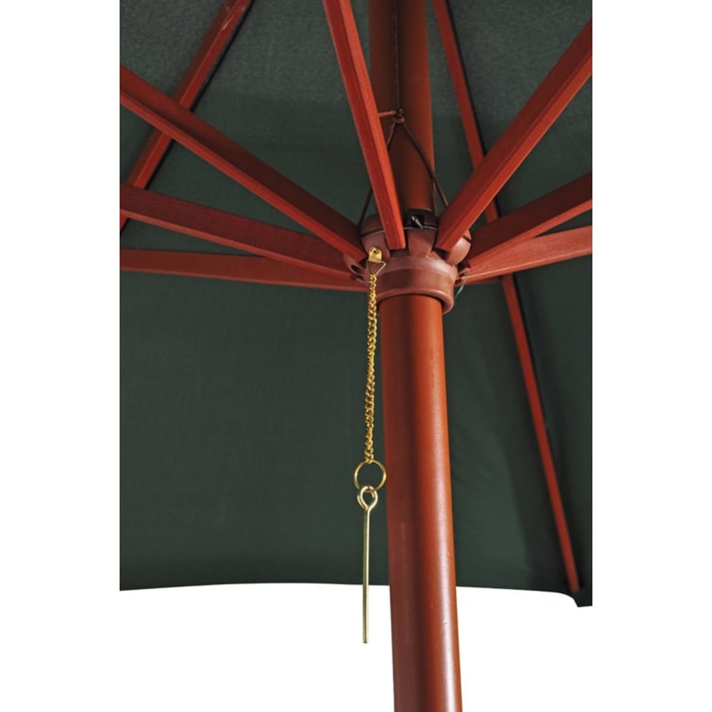 Parasoll grønn 258 cm