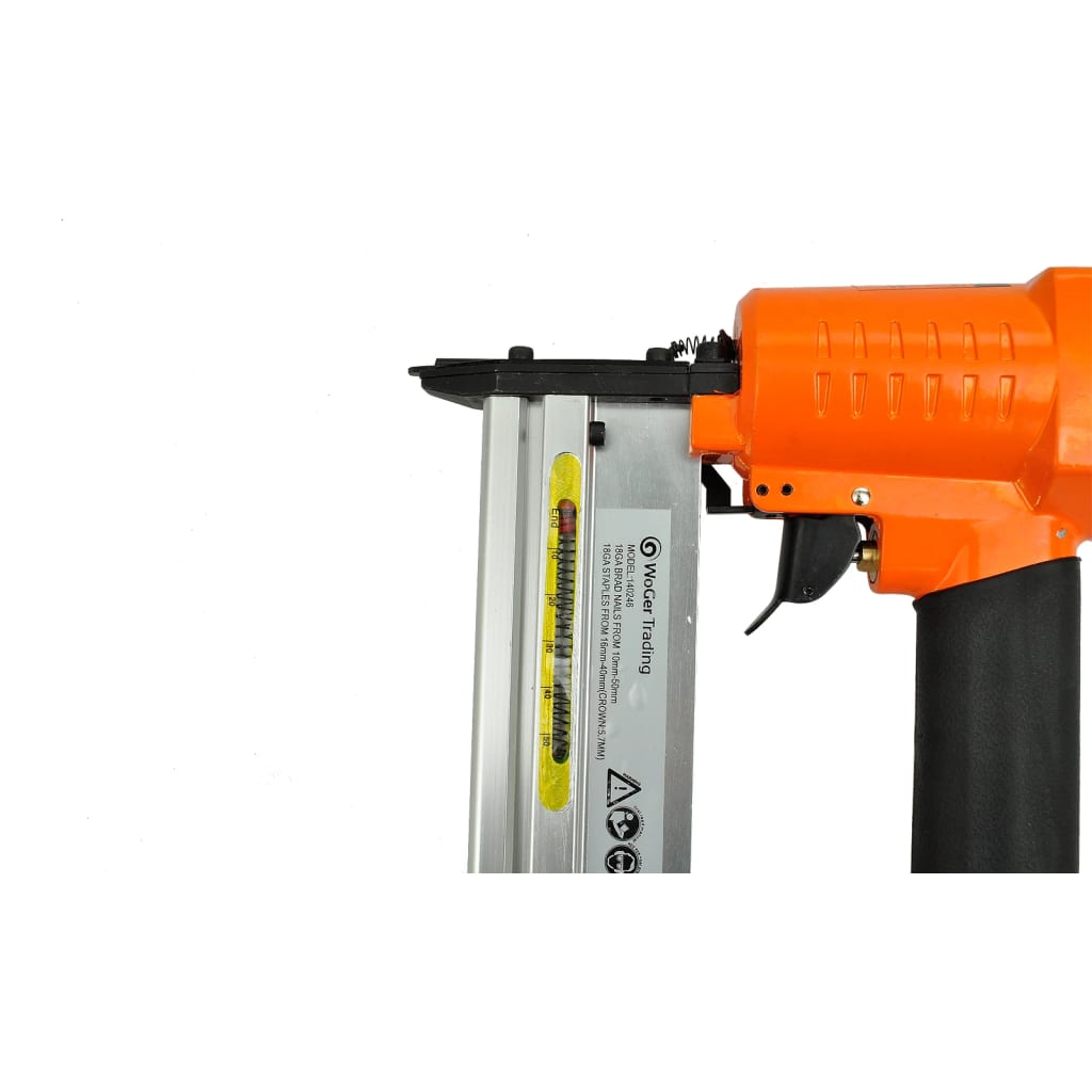 2-i-1 Stiftepistol og spikerpistol med trykkluft