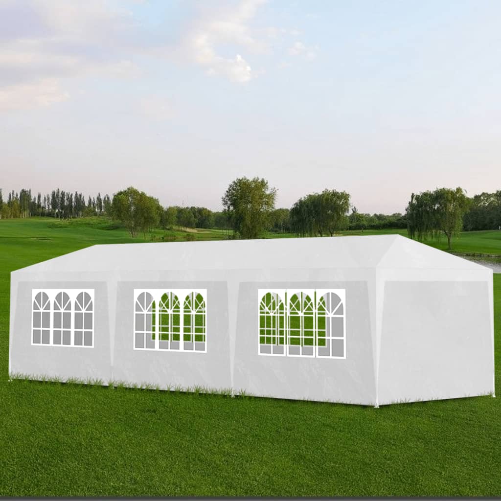 Festtelt 3x9 m hvit