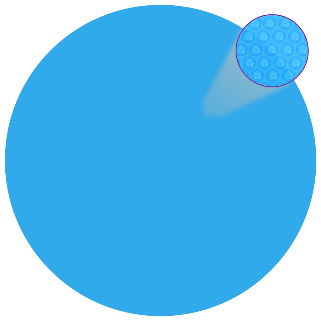 Flytende solarduk PE 381 cm blå