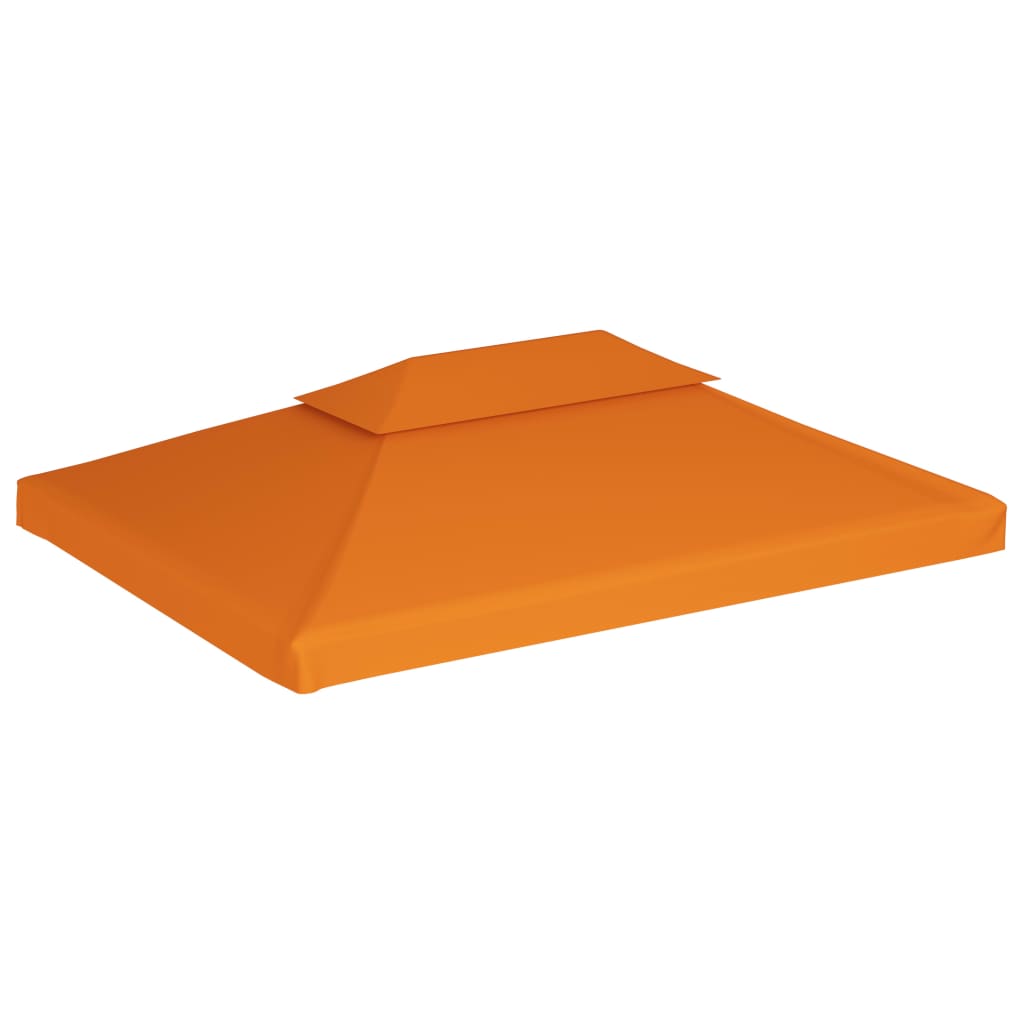 Lysthus dekke baldakin erstatning 310 g/m² oransje 3x4 m