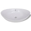 Luksus Keramisk Vask med Overløp 59 x 38,5 cm