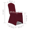 Stoltrekk Stretch Burgunder 6stk
