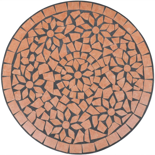 Bistrobord terrakotta 60 cm mosaikk