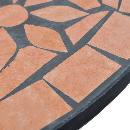 Bistrobord terrakotta 60 cm mosaikk