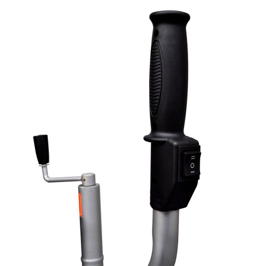 Motorisert tilhengerstativ aluminium 12 V 350 W
