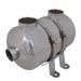 Basseng Varmeveksler 292 x 134 mm 28 kW