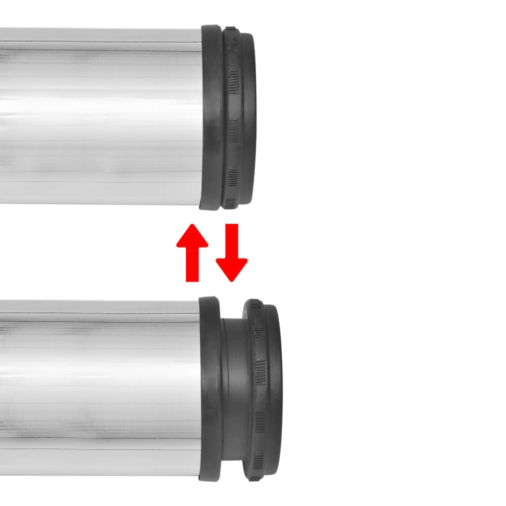 4 justerbare Bordben børstet nikkel 710 mm