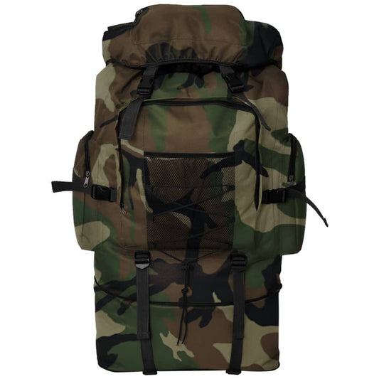 Ryggsekk Militærstil XXL 100 L Kamuflasje