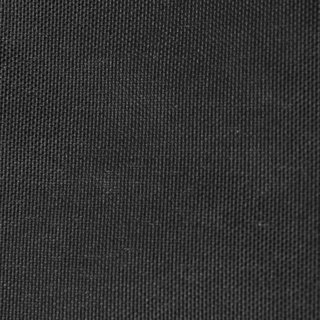 Solseil oxfordstoff trekantet 3,6x3,6x3,6 m antrasitt