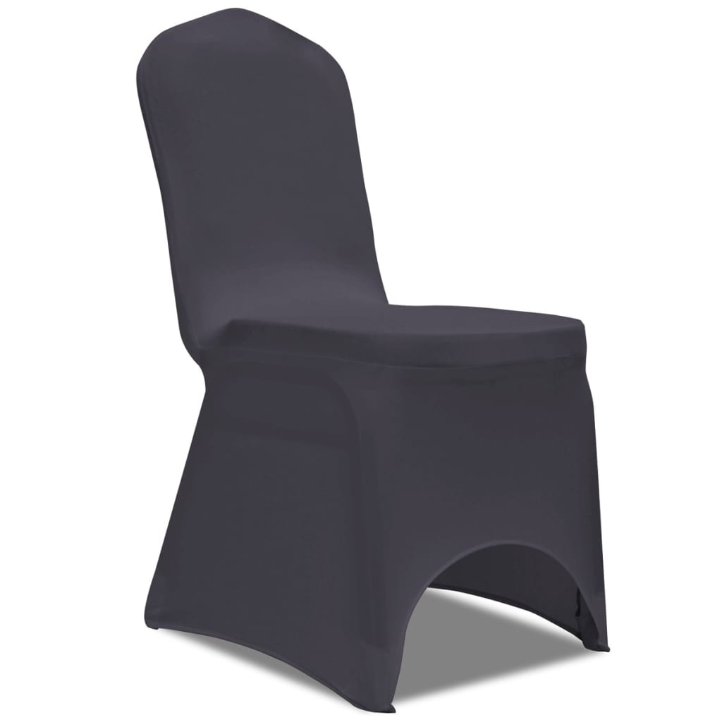 Elastisk Stoltrekk 6 stk Antrasitt