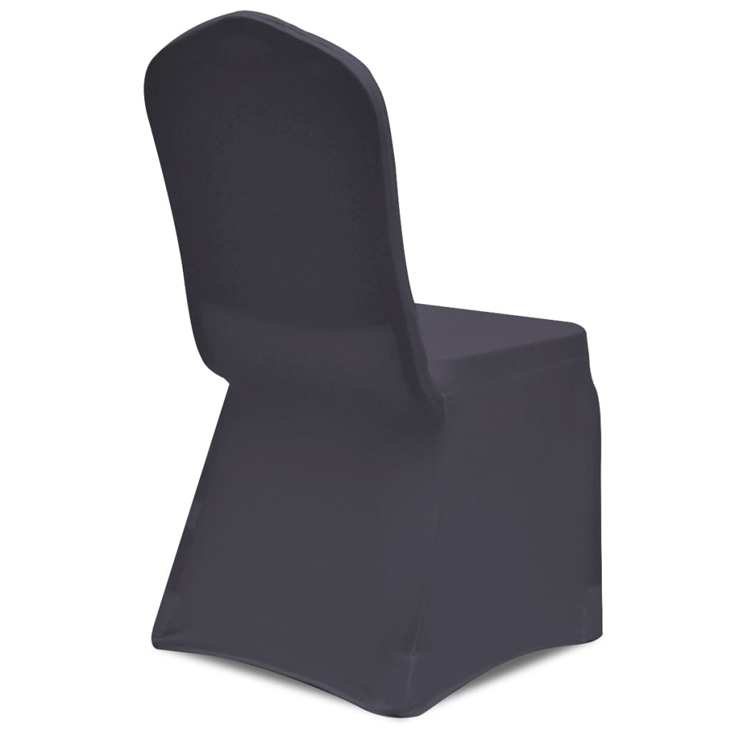 Elastisk Stoltrekk 6 stk Antrasitt
